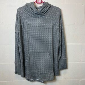 Lularoe Gray Hoodie Long Sleeve Large